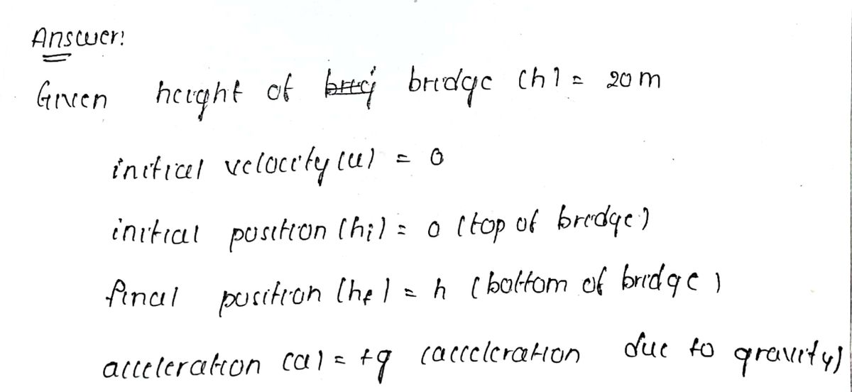 Physics homework question answer, step 1, image 1